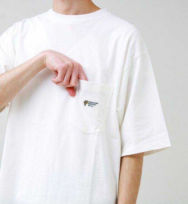 GLOSTER「【PENDLETON/ペンドルトン】Logo EMB Pocket Tee」|Tシャツ・カットソー|