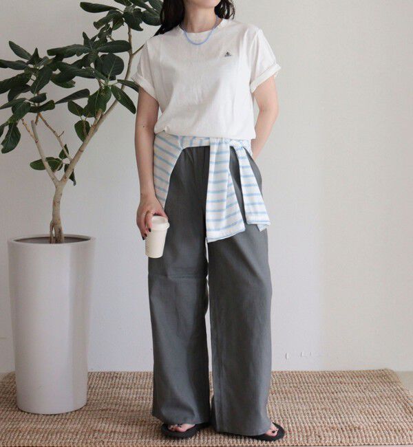fredy emue「【GEVACO/ゲバコ】リネンバスクTシャツ」|Tシャツ・カットソー|