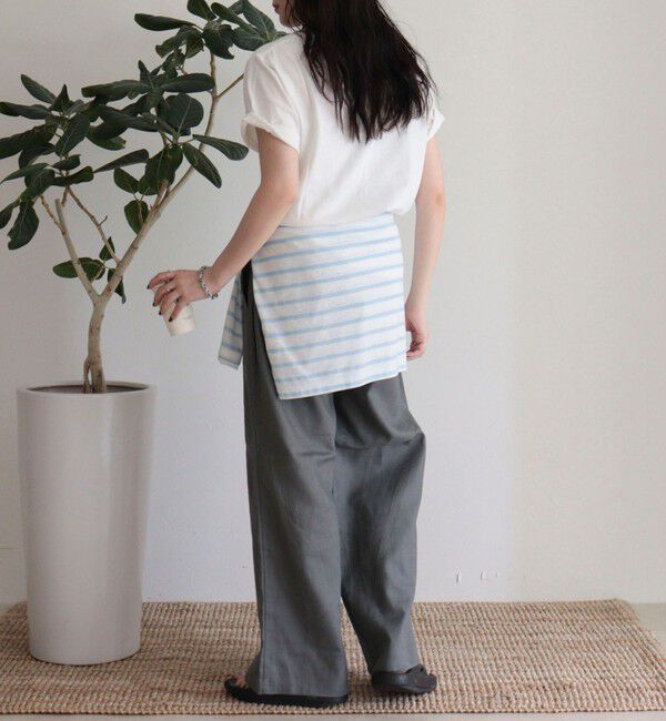 fredy emue「【GEVACO/ゲバコ】リネンバスクTシャツ」|Tシャツ・カットソー|