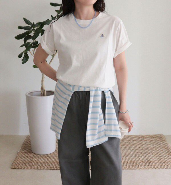 fredy emue「【GEVACO/ゲバコ】リネンバスクTシャツ」|Tシャツ・カットソー|