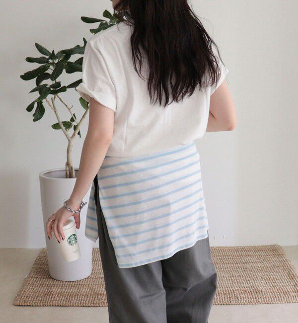 fredy emue「【GEVACO/ゲバコ】リネンバスクTシャツ」|Tシャツ・カットソー|