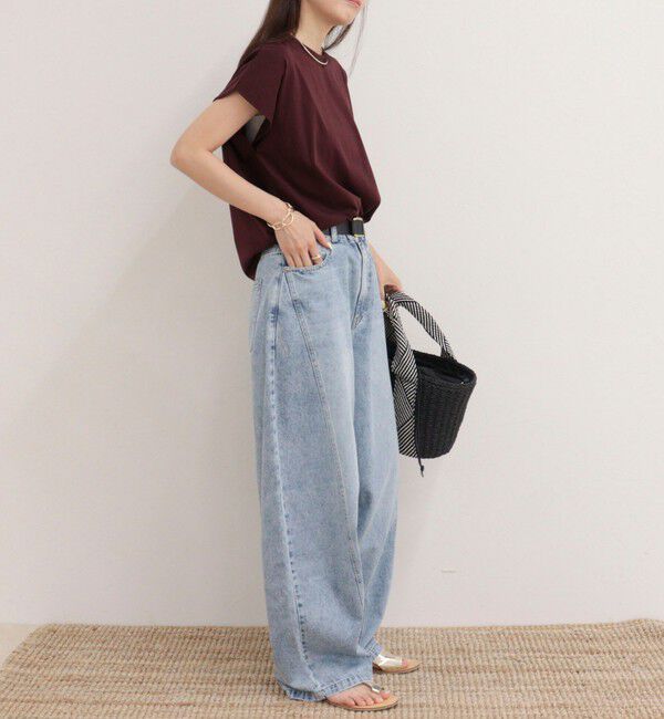 fredy emue「シルケットタックデザインTシャツ」|Tシャツ・カットソー|