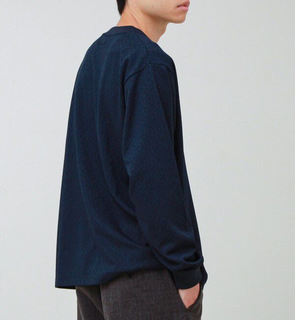 GLOSTER「ウォールジャガード リンクス クルーネック ロンT 」|Tシャツ・カットソー|