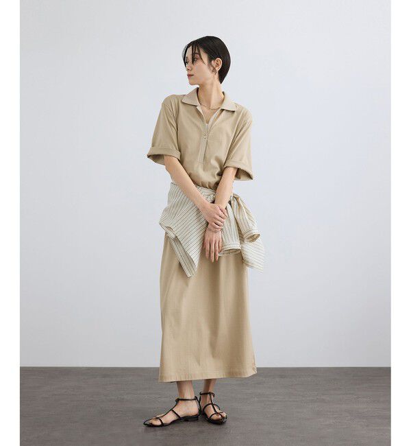 SALON adam et rope'「ACAR クロップドストライプシャツ」|シャツ・ブラウス|