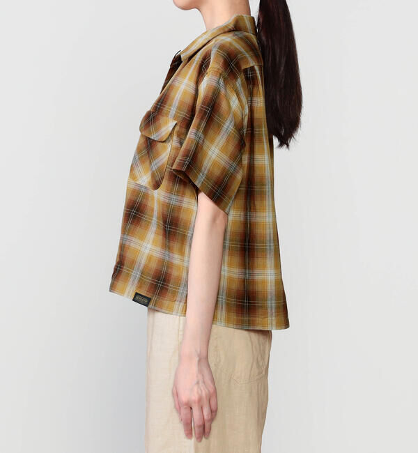  「PENDLETON | オープンカラー 半袖シャツ WOMEN」|シャツ・ブラウス|