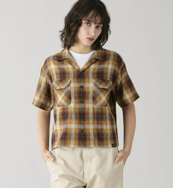  「PENDLETON | オープンカラー 半袖シャツ WOMEN」|シャツ・ブラウス|