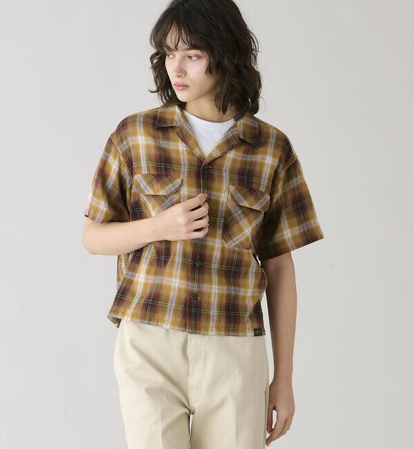  「PENDLETON | オープンカラー 半袖シャツ WOMEN」|シャツ・ブラウス|