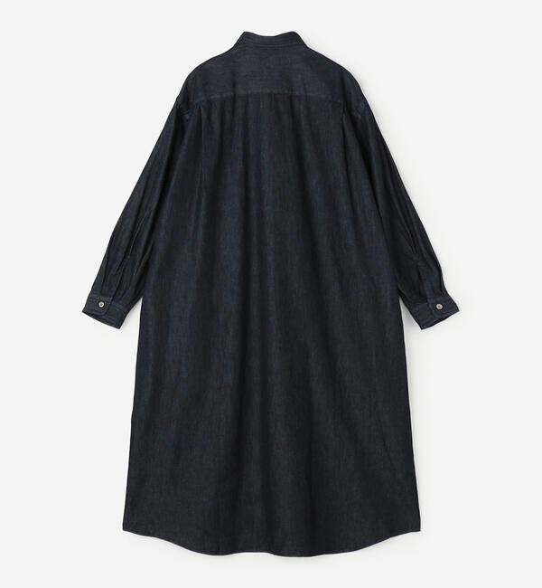 DANTON「DANTON | デニムダンガリー レギュラーカラーシャツワンピース WOMEN」|ワンピース|