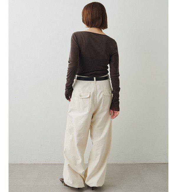  「フロッキーギャザープルオーバー」|Tシャツ・カットソー|