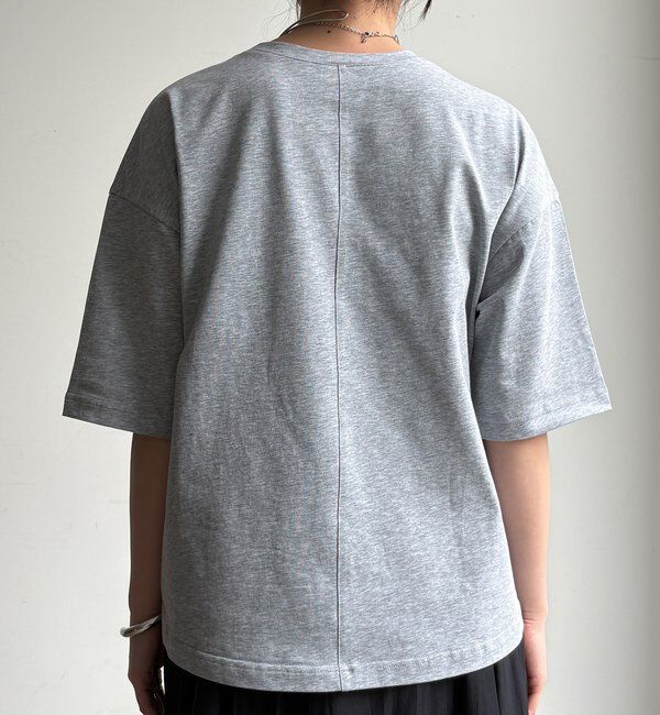  「【WEB限定】サイドドロストロゴTEE」|Tシャツ・カットソー|