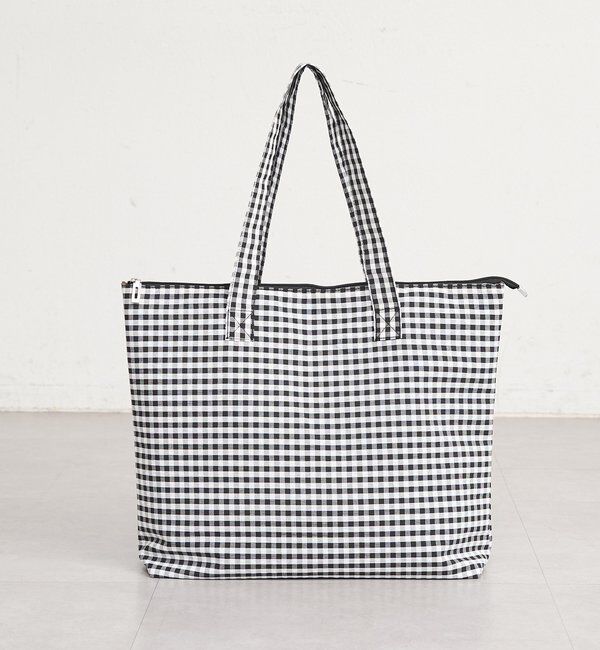  「ポーチ付きギンガムトートBAG」|トートバッグ|