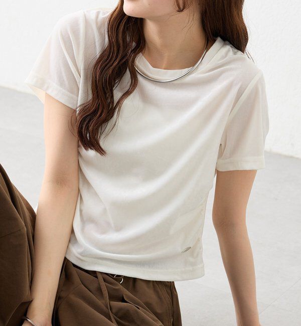  「【BLK/WEB限定カラー】ベロアTシャツ」|Tシャツ・カットソー|