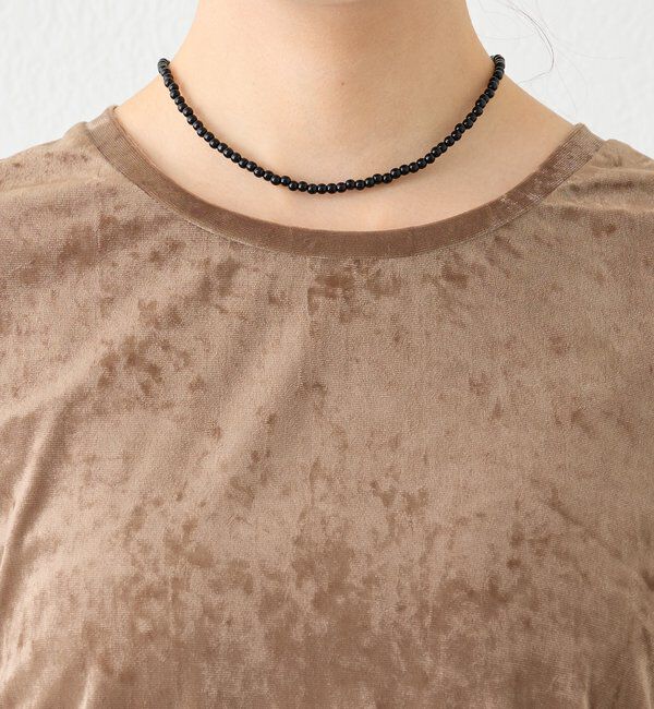  「【BLK/WEB限定カラー】ベロアTシャツ」|Tシャツ・カットソー|