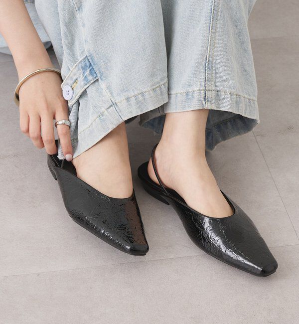 「バックストラップフラットシューズ」|その他|