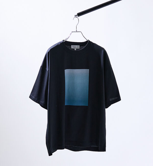 ABAHOUSE「グラデーション グラフィック プリントTシャツ/オーバーサイズ」|Tシャツ・カットソー|