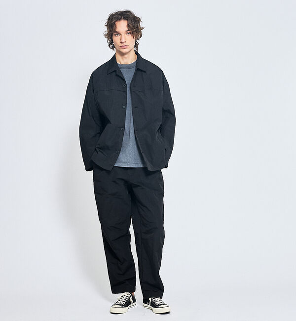 ABAHOUSE「【セットアップ対応】TUCK＆DARTS ワッシャーナイロン ワイドテーパードパ」|その他|