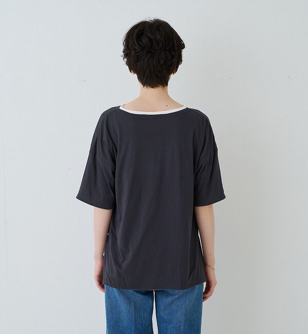 Rouge vif「2WAYコットンリバーシブルロゴＴシャツ【予約】」|Tシャツ・カットソー|
