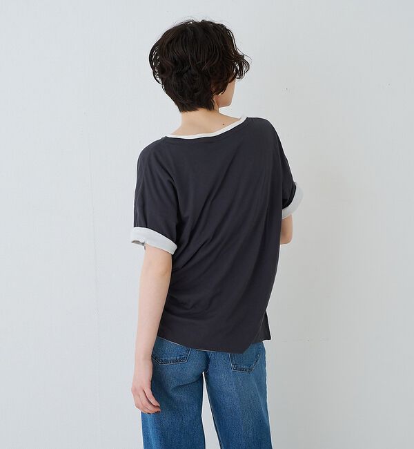 Rouge vif「2WAYコットンリバーシブルロゴＴシャツ【予約】」|Tシャツ・カットソー|