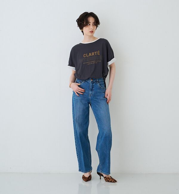 Rouge vif「2WAYコットンリバーシブルロゴＴシャツ【予約】」|Tシャツ・カットソー|