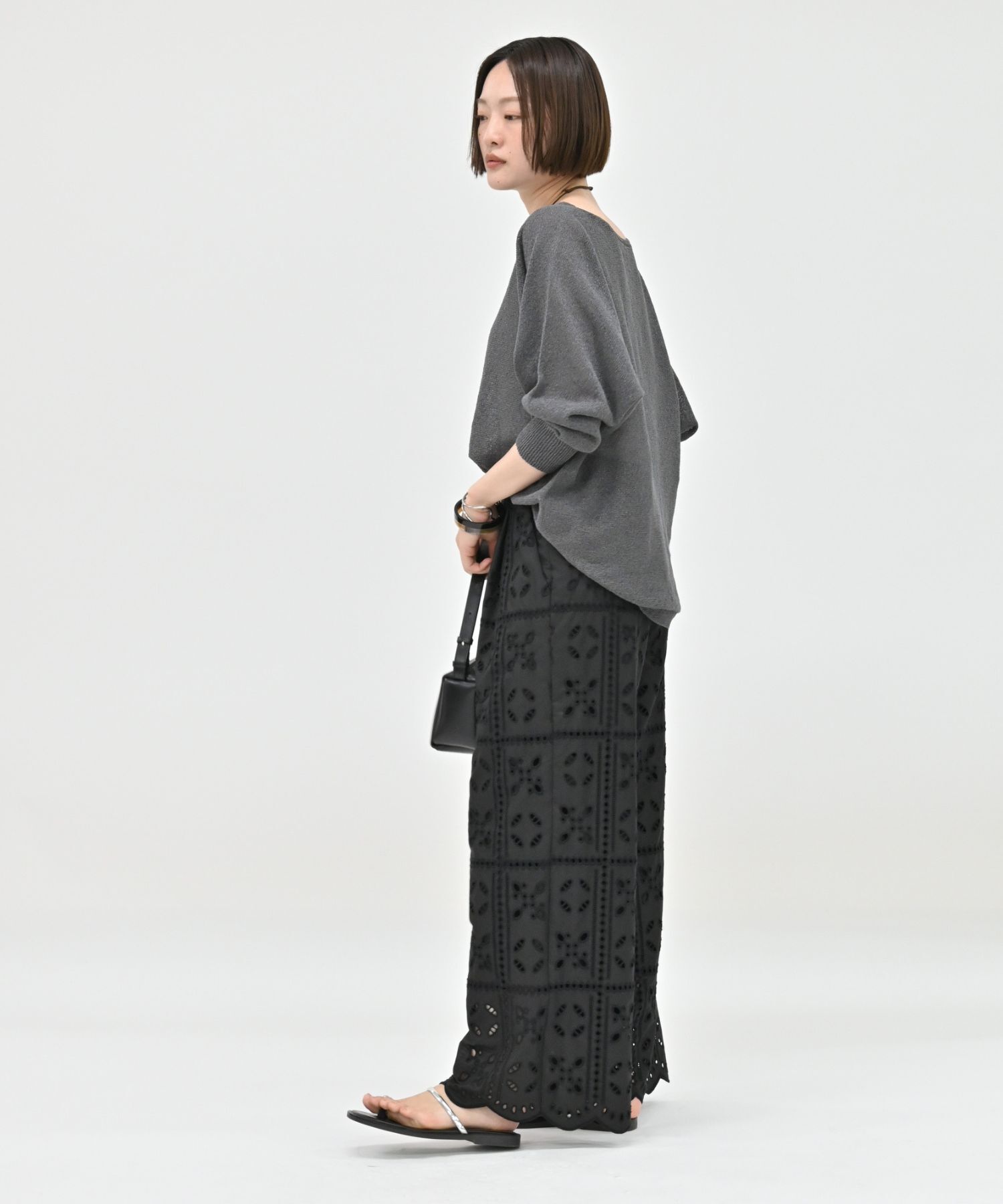 qualite「【夏まで快適に着られる】camifineニットプルオーバー」|Tシャツ・カットソー|