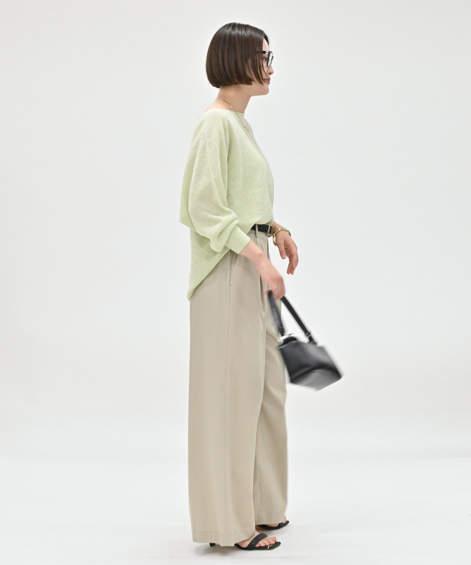 qualite「【夏まで快適に着られる】camifineニットプルオーバー」|Tシャツ・カットソー|