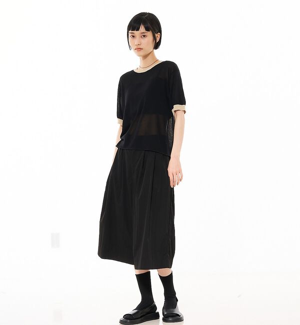 NOMINE「リンガー ニット Tシャツ」|Tシャツ・カットソー|