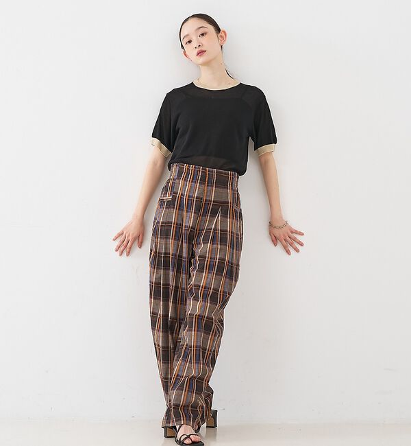 NOMINE「リンガー ニット Tシャツ」|Tシャツ・カットソー|