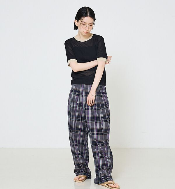 NOMINE「リンガー ニット Tシャツ」|Tシャツ・カットソー|