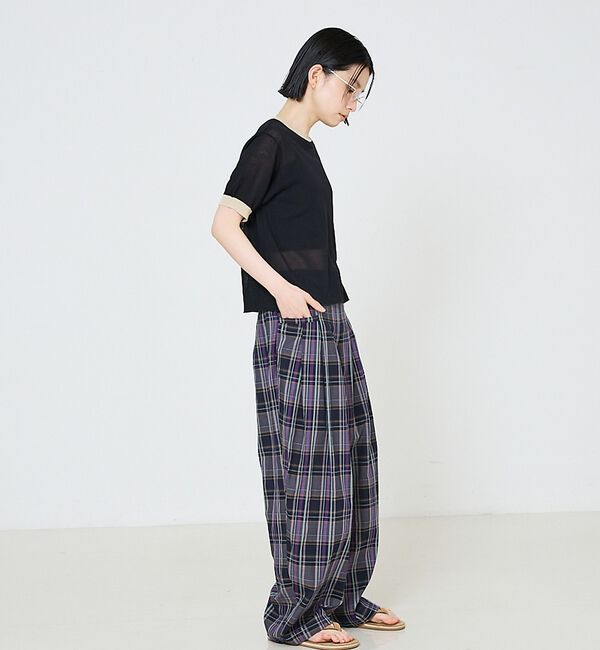 NOMINE「リンガー ニット Tシャツ」|Tシャツ・カットソー|