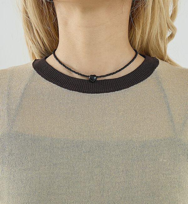 NOMINE「リンガー ニット Tシャツ」|Tシャツ・カットソー|