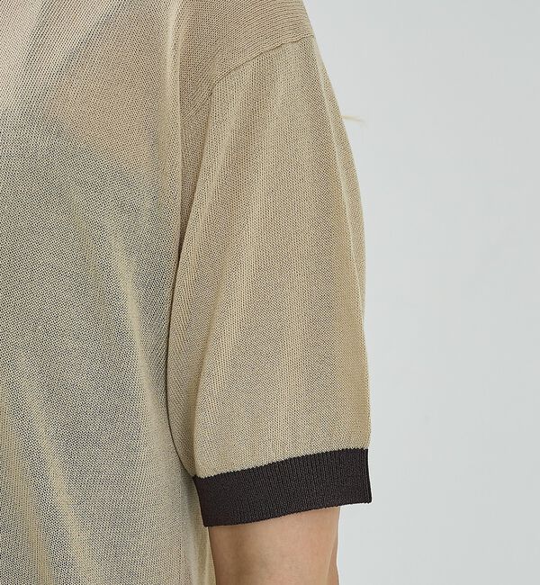 NOMINE「リンガー ニット Tシャツ」|Tシャツ・カットソー|
