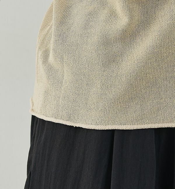 NOMINE「リンガー ニット Tシャツ」|Tシャツ・カットソー|