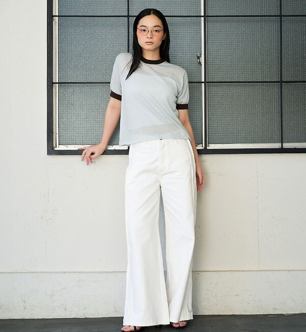 NOMINE「リンガー ニット Tシャツ」|Tシャツ・カットソー|