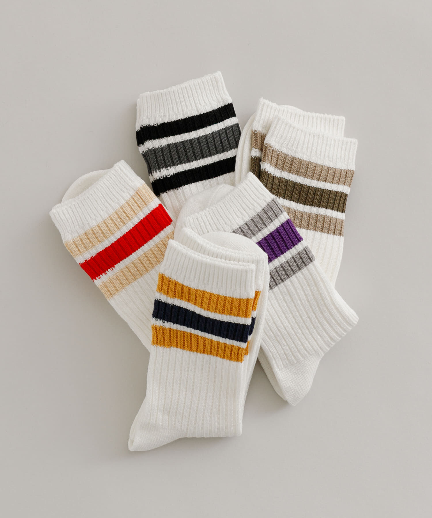 URBAN RESEARCH「『UR TECH』ラインリブソックス」|ソックス|
