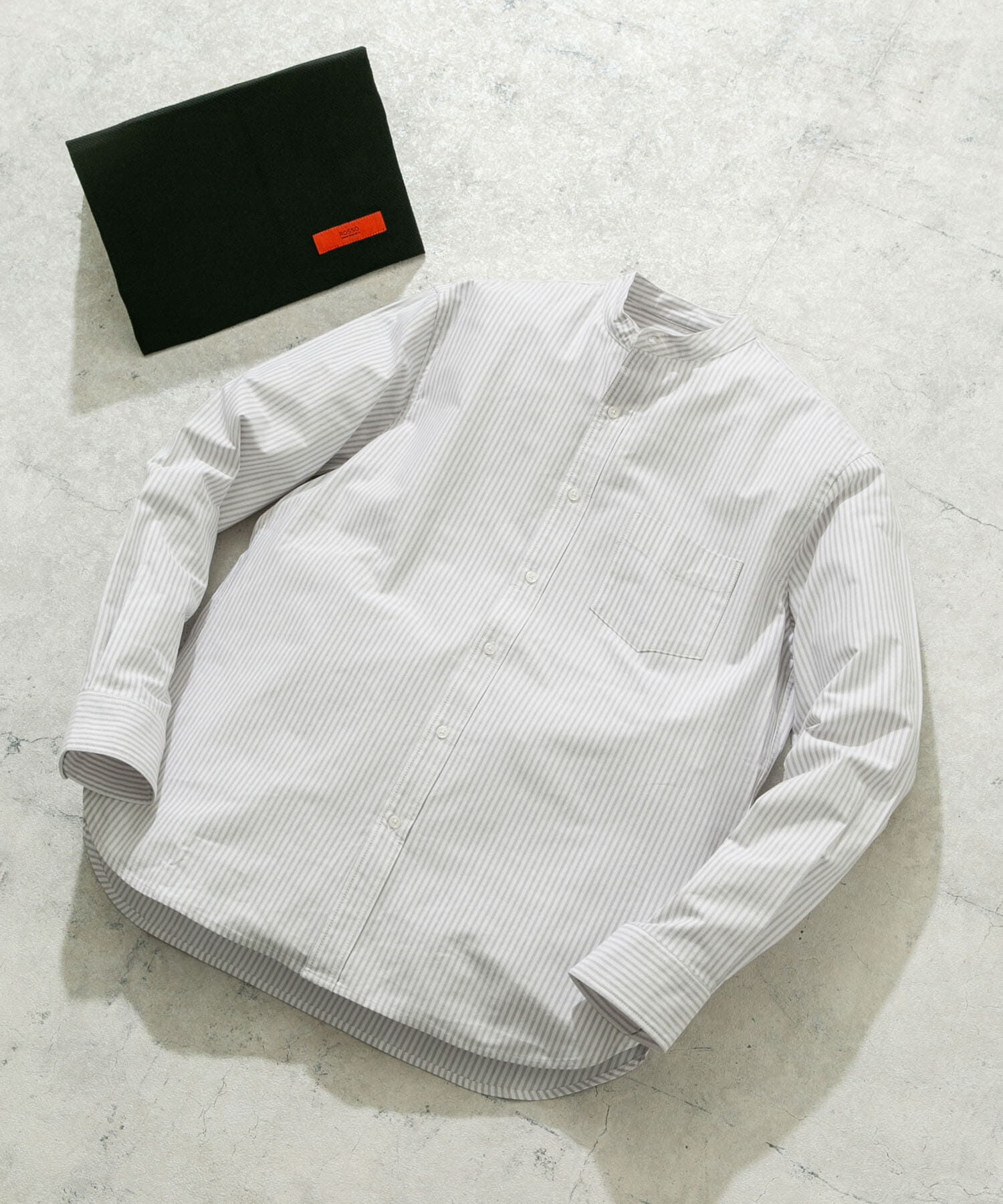 URBAN RESEARCH ROSSO「『WEB限定』『XXLｻｲｽﾞあり』『抗菌/消臭』ﾊｲﾊﾟﾌｫｰﾏﾝｽｵｯｸ」|シャツ・ブラウス|グレー系その他