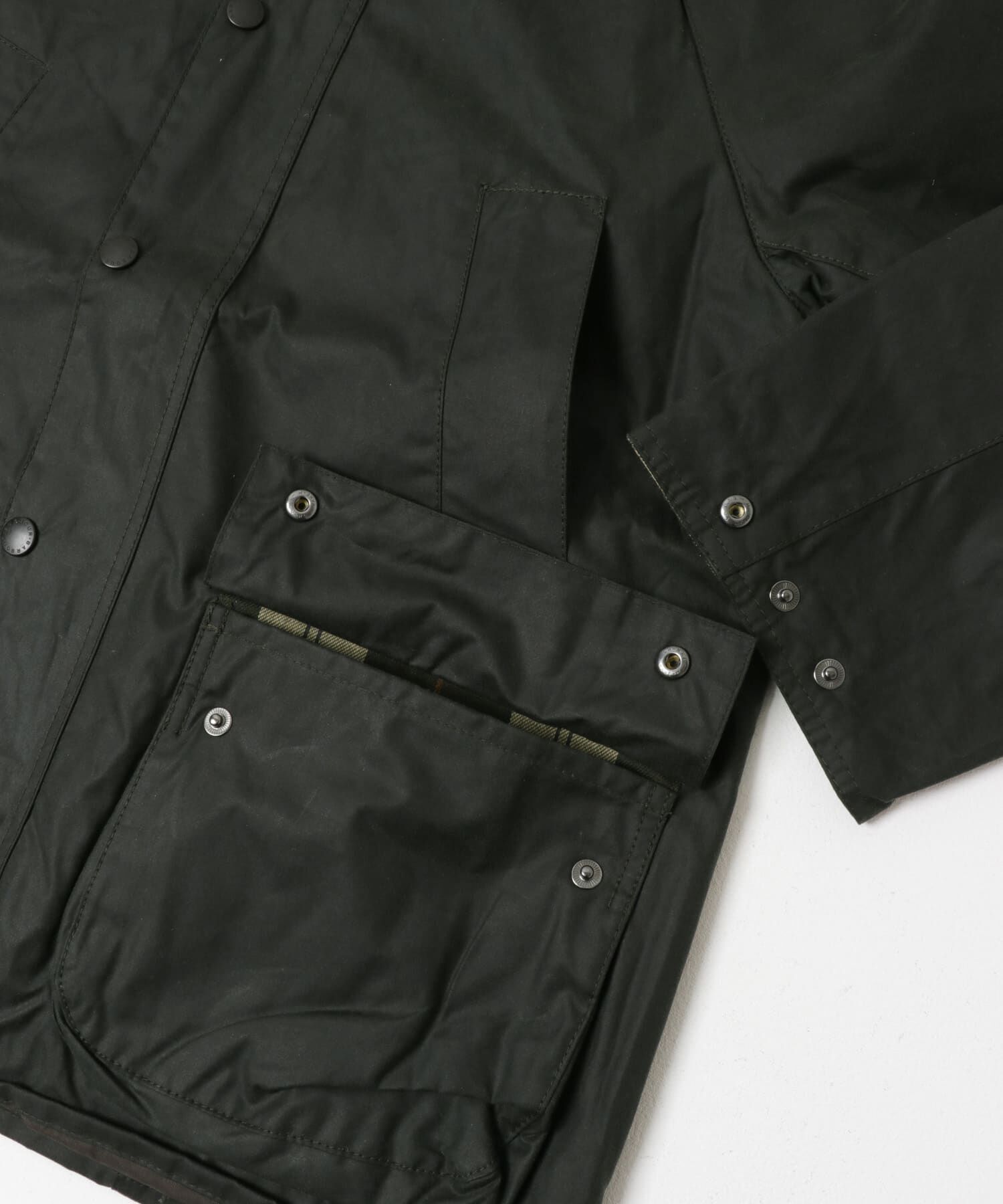 URBAN RESEARCH DOORS「Barbour　OS BEDALE WAX JACKET」|ノーカラーコート|