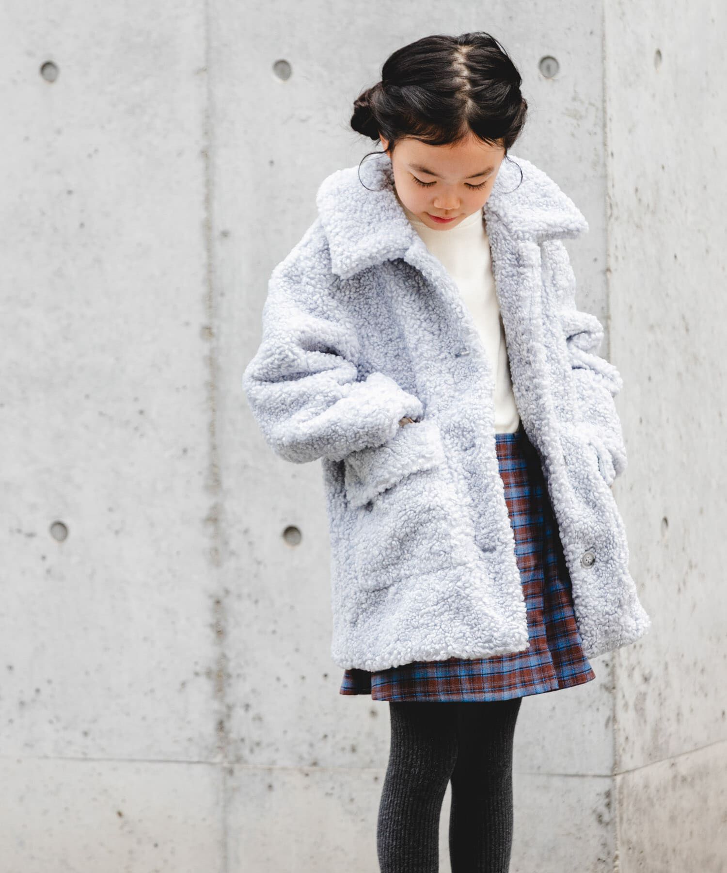 URBAN RESEARCH DOORS「『WEB/一部店舗限定サイズ』ボアコート(KIDS)」|その他|ブルー