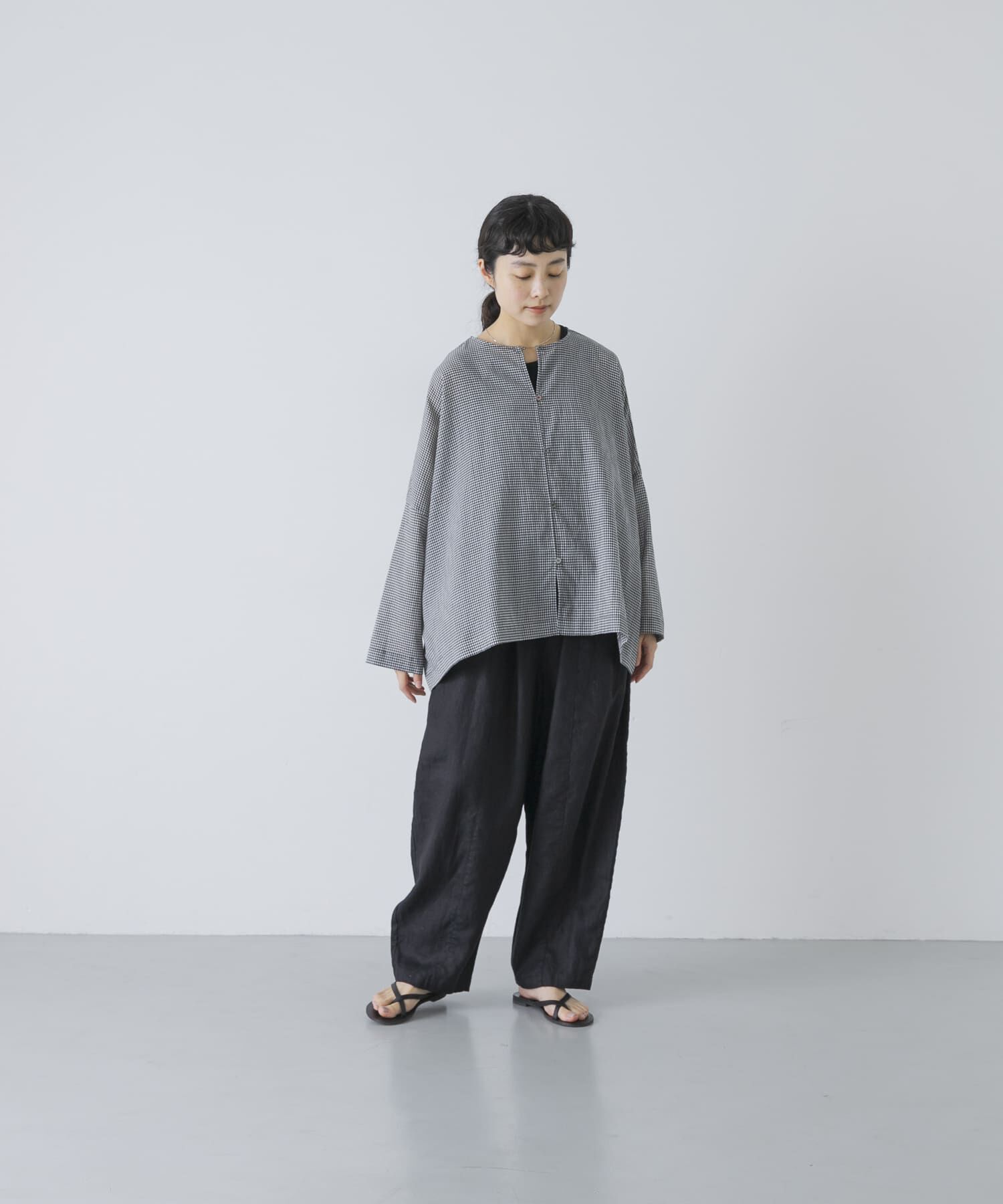 かぐれ「リネンボリュームパンツ」|その他|