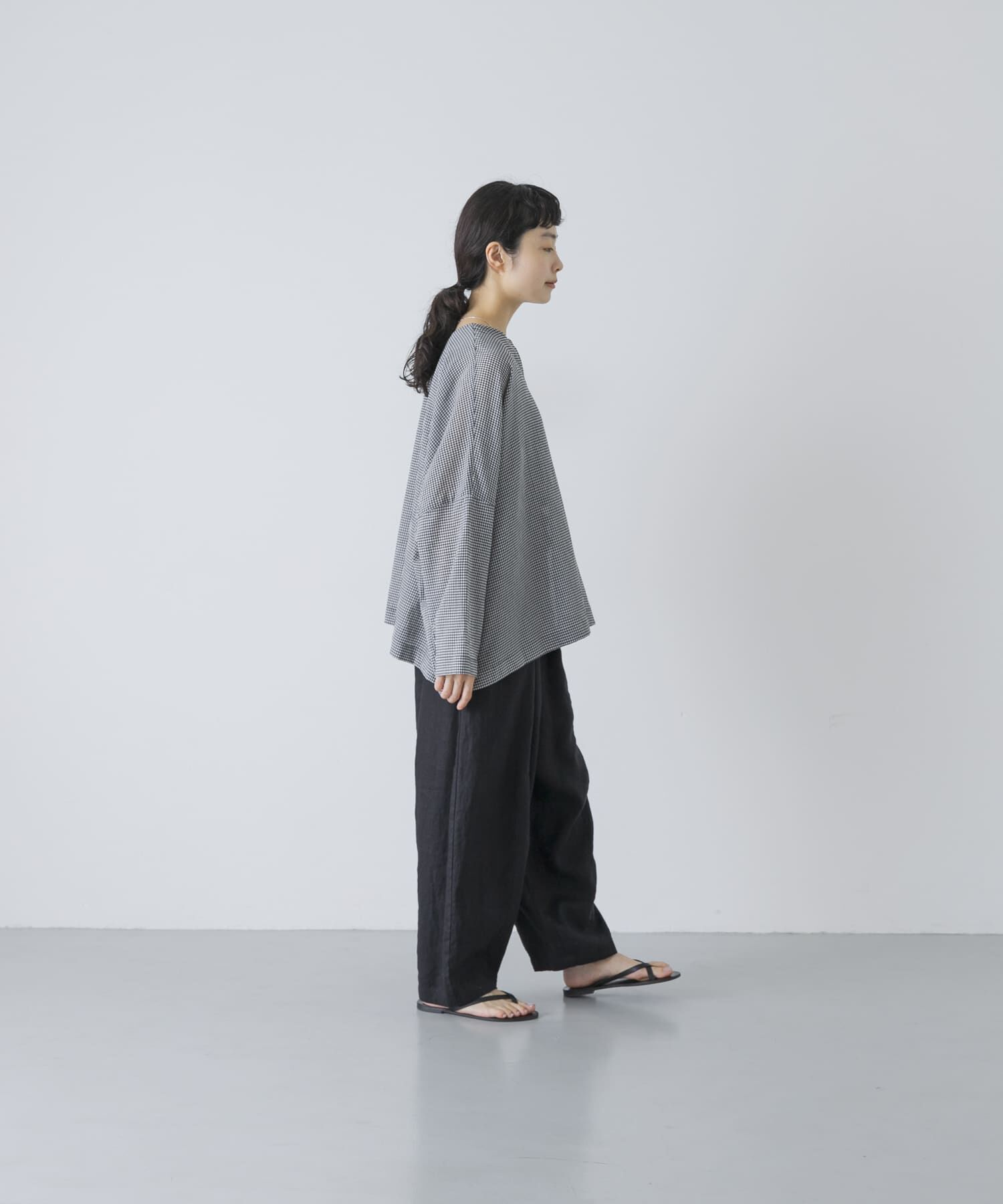 かぐれ「リネンボリュームパンツ」|その他|