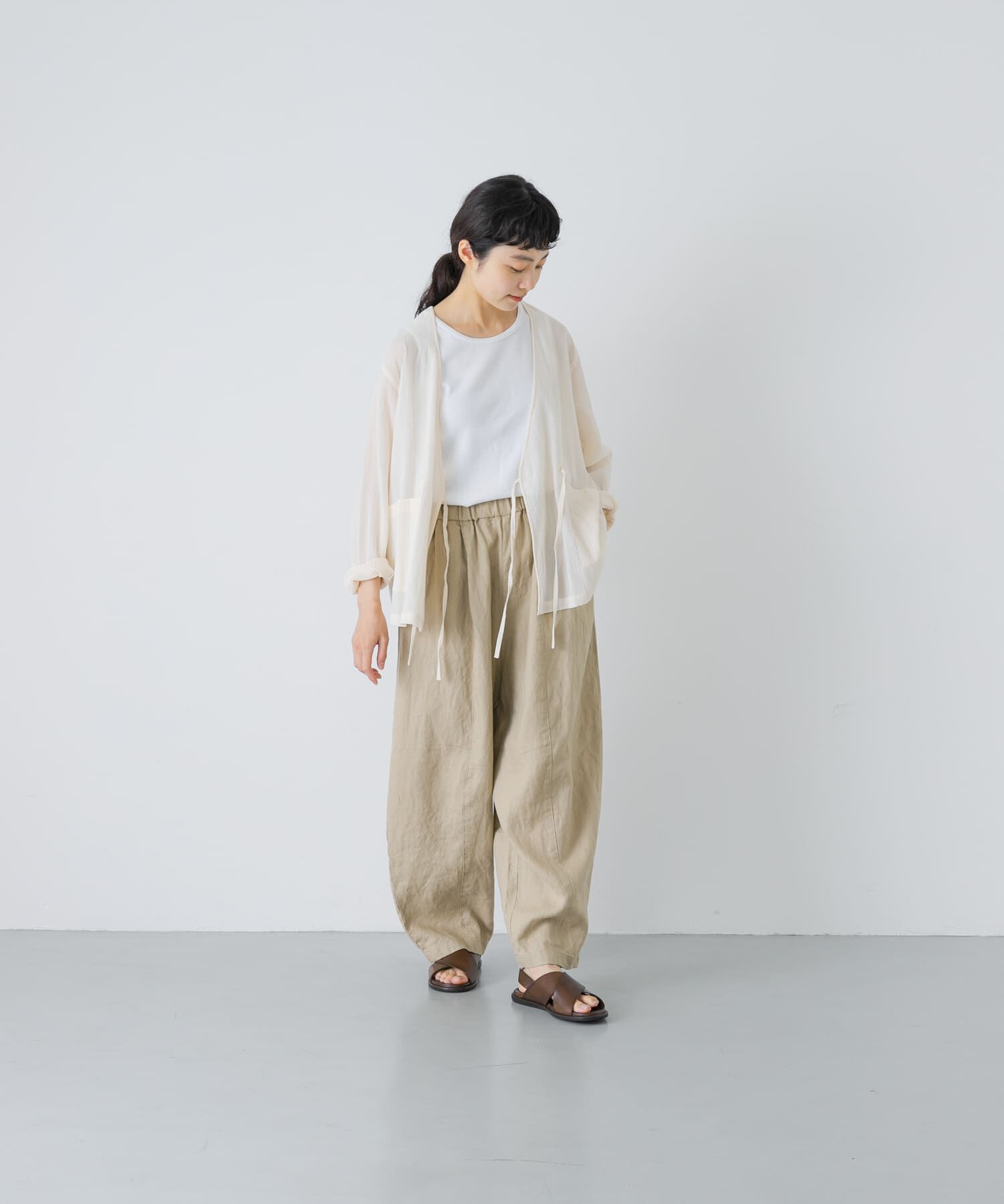 かぐれ「リネンボリュームパンツ」|その他|