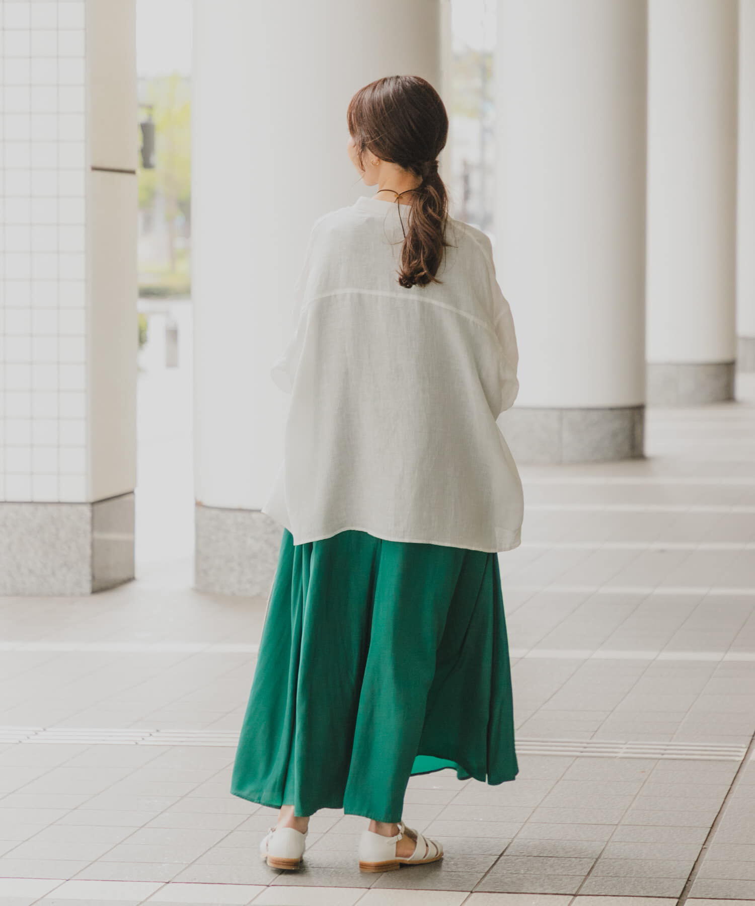 URBAN RESEARCH DOORS「『スタッフ企画』2WAYマチ切替ワンピース」|ワンピース|