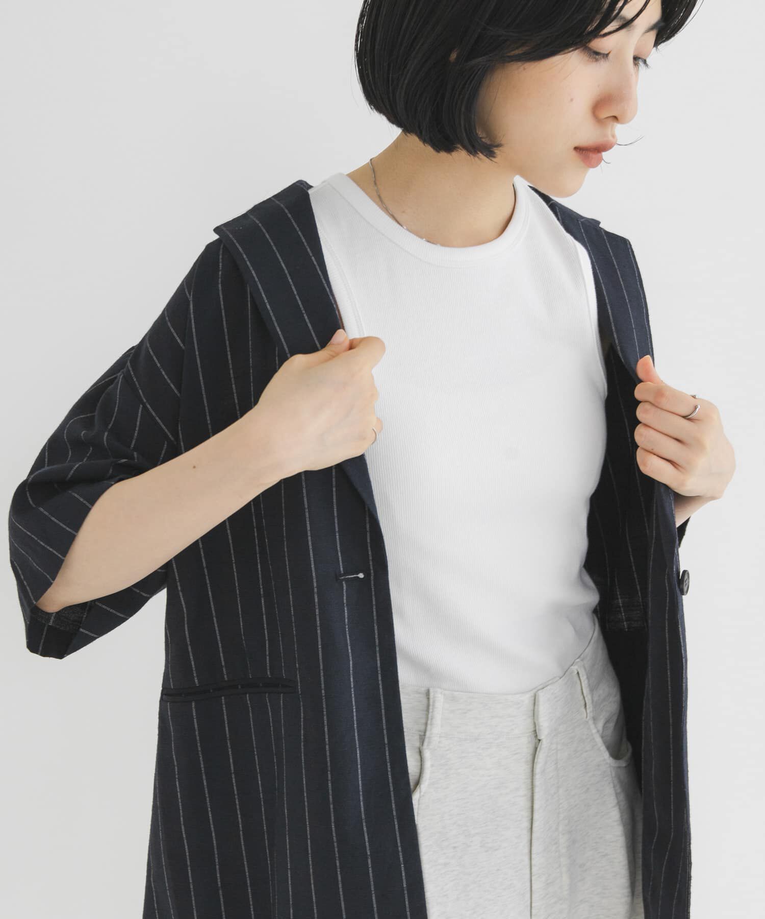  「クロップドタンクトップ」|タンクトップ|