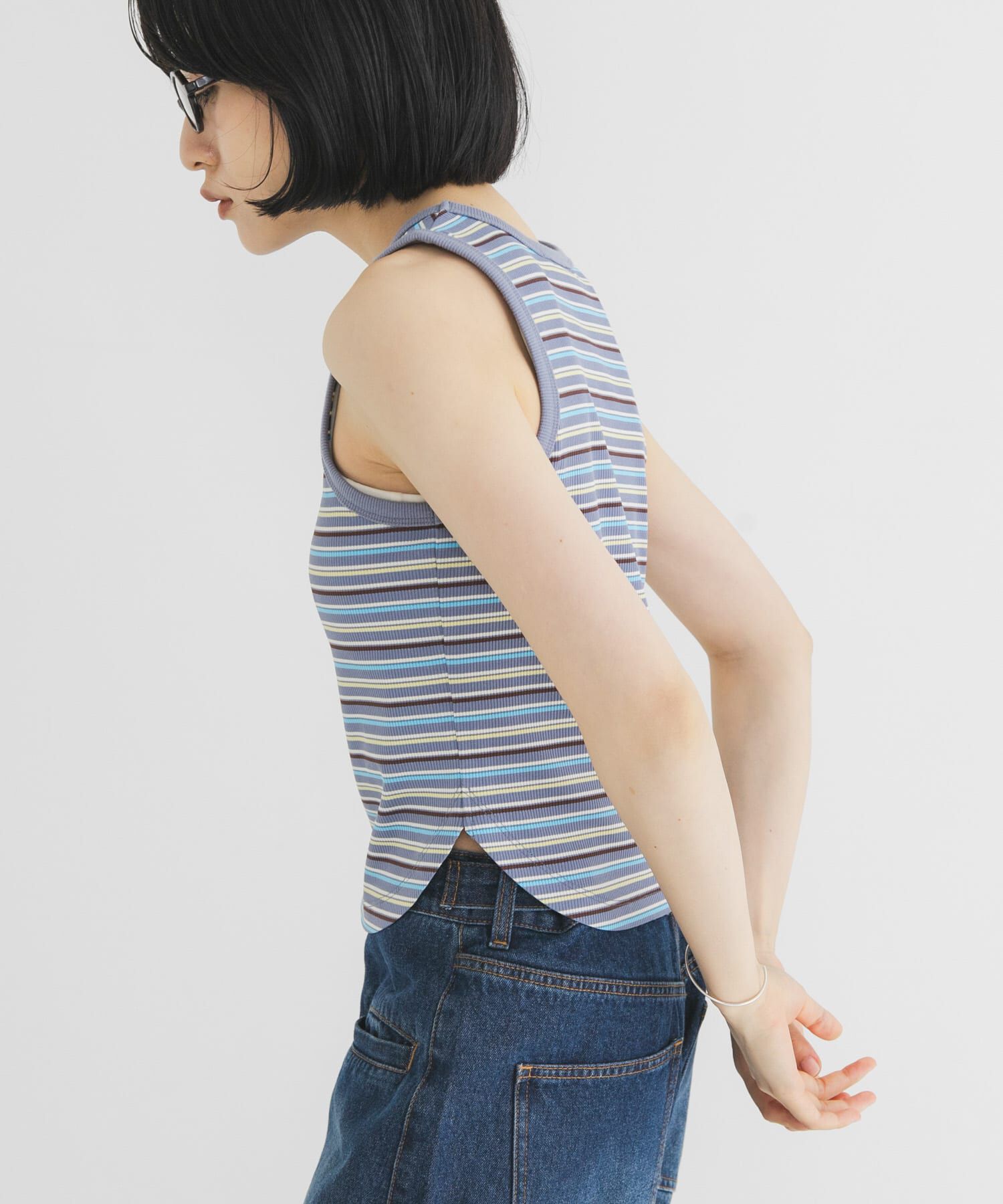  「クロップドタンクトップ」|タンクトップ|