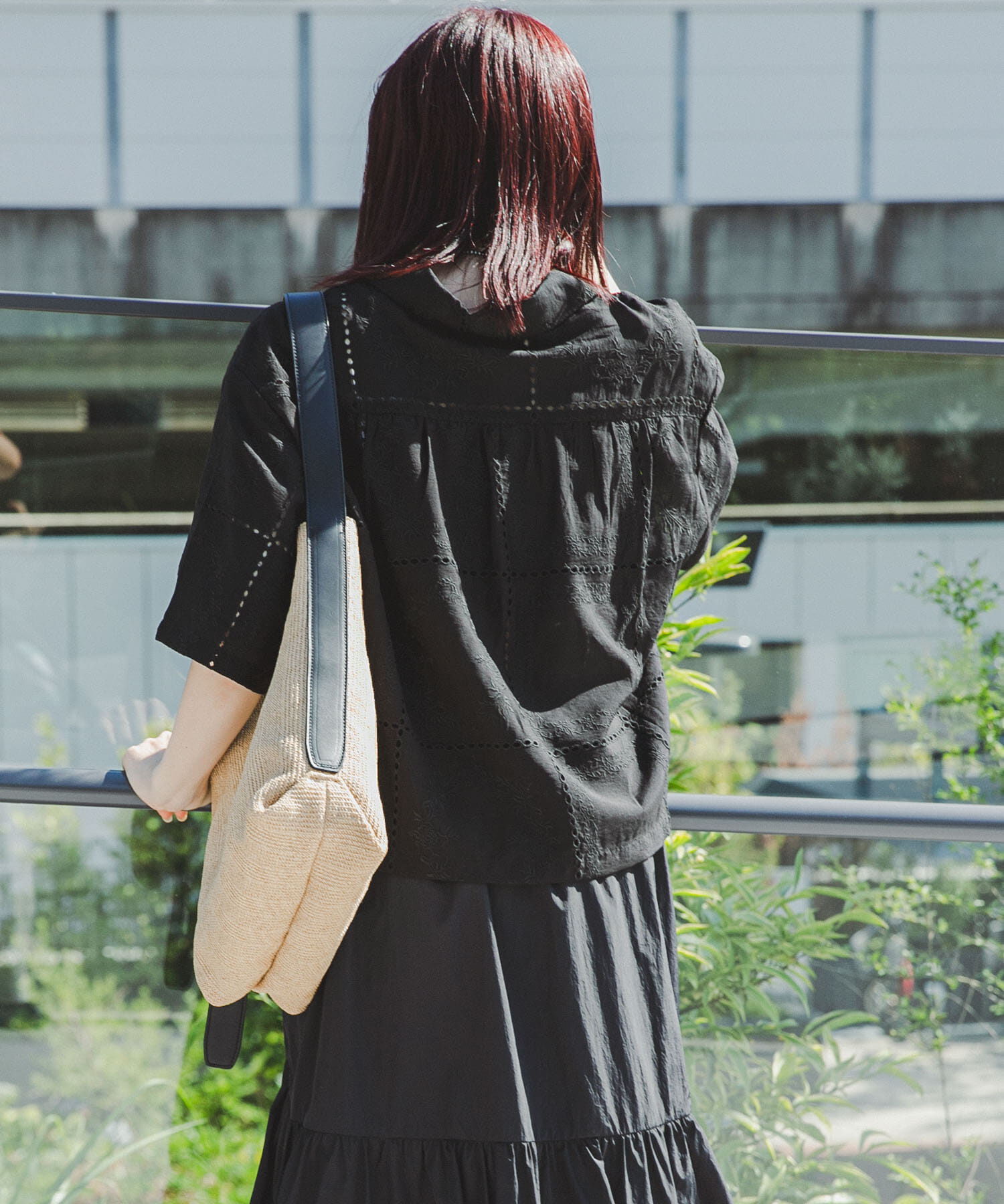 SENSE OF PLACE by URBAN RESEARCH「ヒラヒラパッチワークシシュウシャツ」|シャツ・ブラウス|