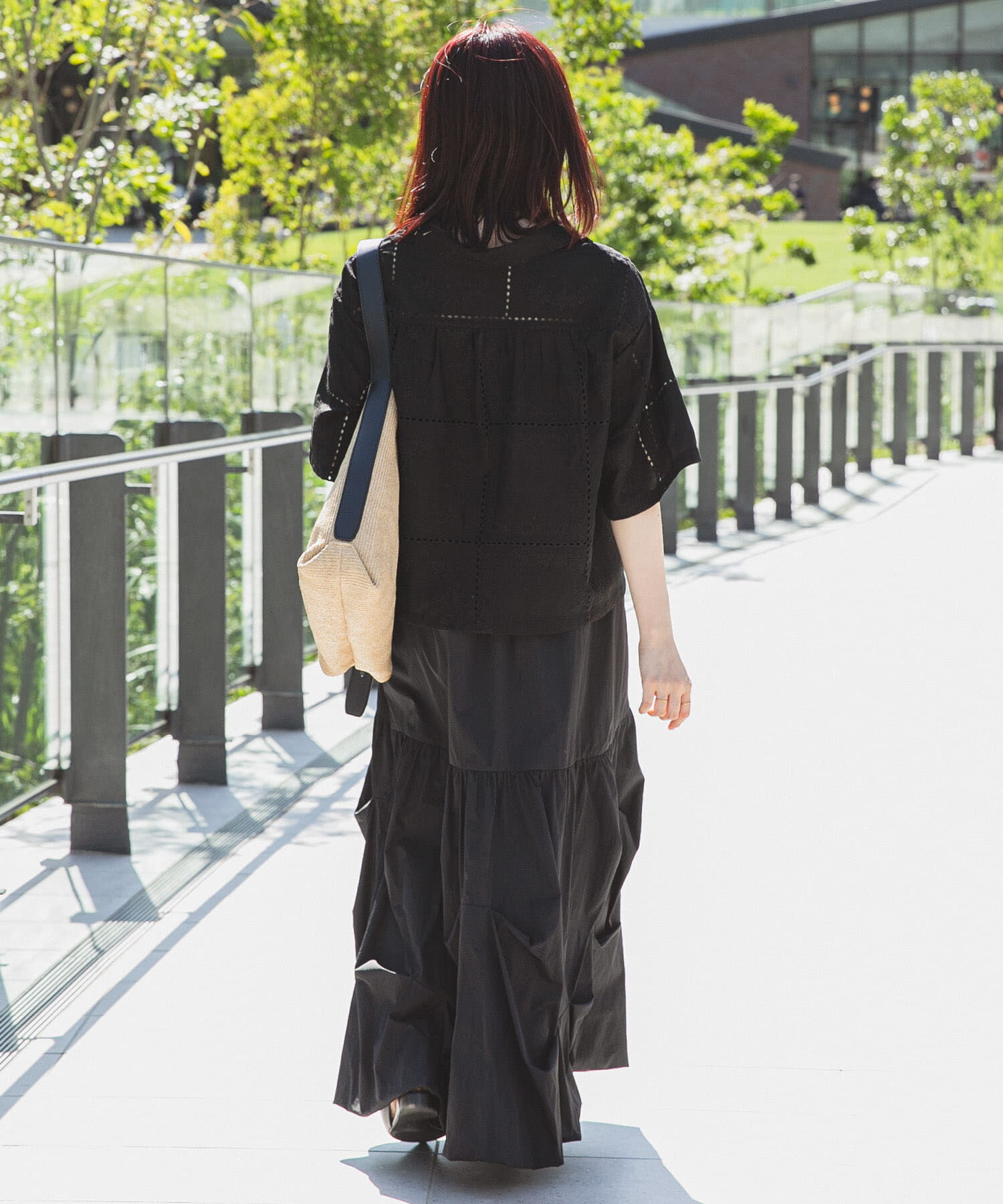 SENSE OF PLACE by URBAN RESEARCH「ヒラヒラパッチワークシシュウシャツ」|シャツ・ブラウス|