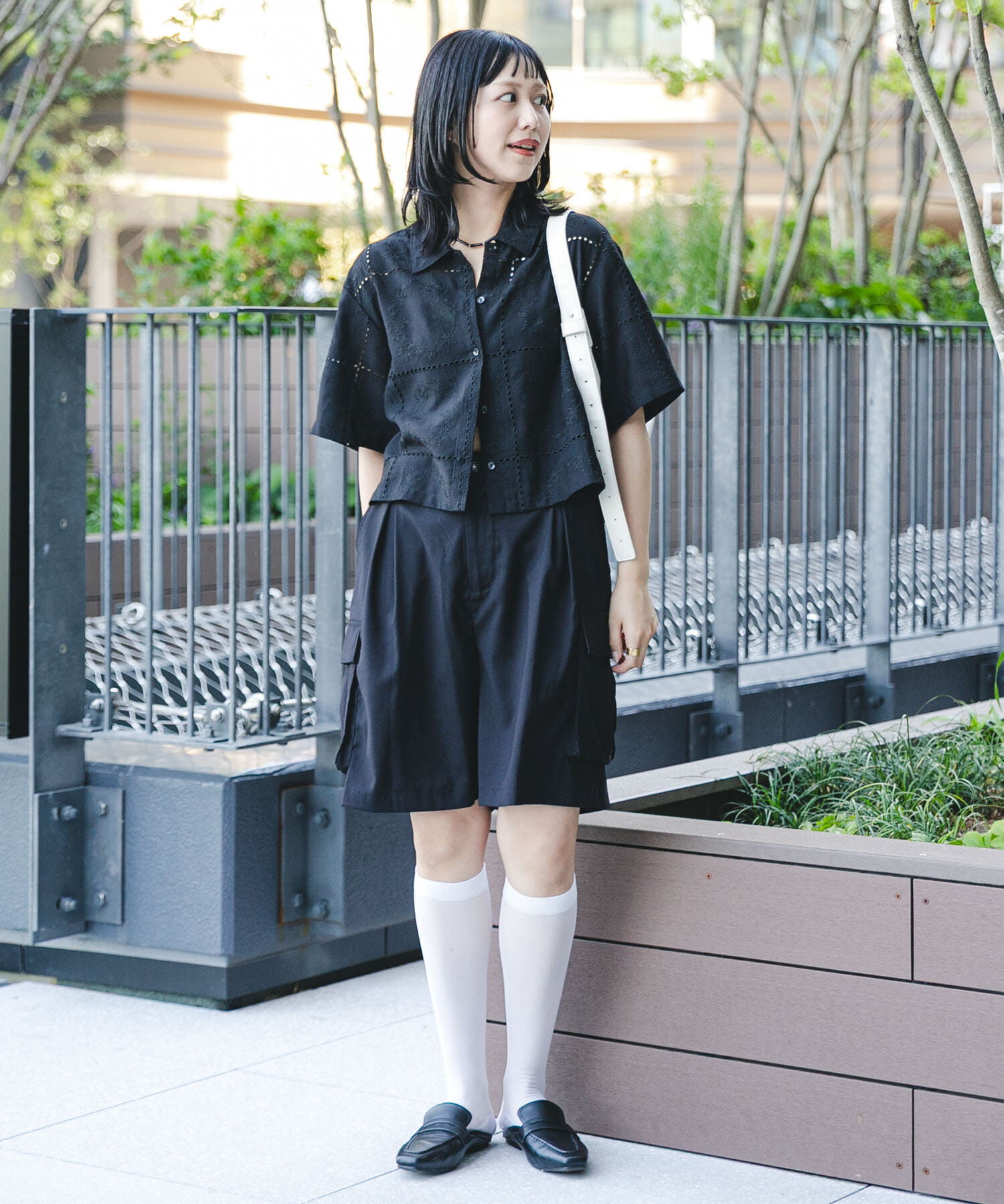 SENSE OF PLACE by URBAN RESEARCH「ヒラヒラパッチワークシシュウシャツ」|シャツ・ブラウス|
