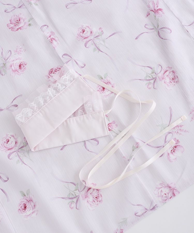 Maison de FLEUR「レースフリル帯揚げ」|その他|ピンク