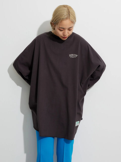 AMERICAN HOLIC「DISCUS　ポンチョカットプルオーバー」|Tシャツ・カットソー|ブラック