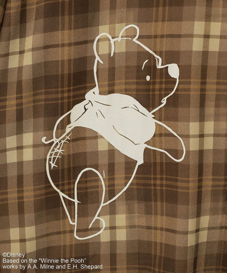 Green Parks「Winnie the Pooh/シアーチェックシャツ」|シャツ・ブラウス|