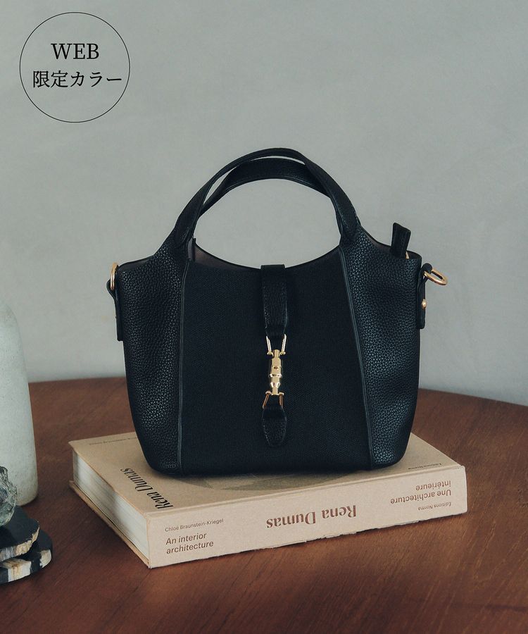 YECCA VECCA「4wayミニバッグ」|ハンドバッグ|Black